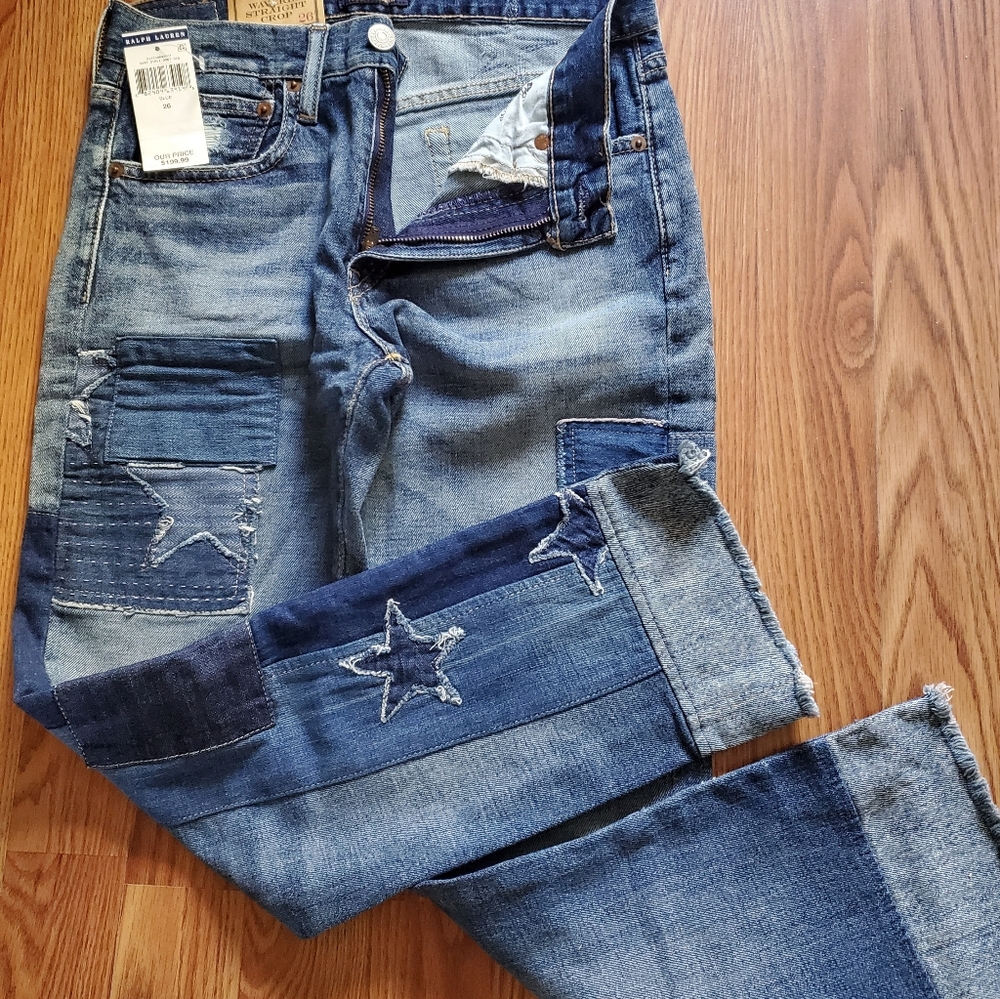 Polo Ralph Lauren ....Waverly straight crop denim